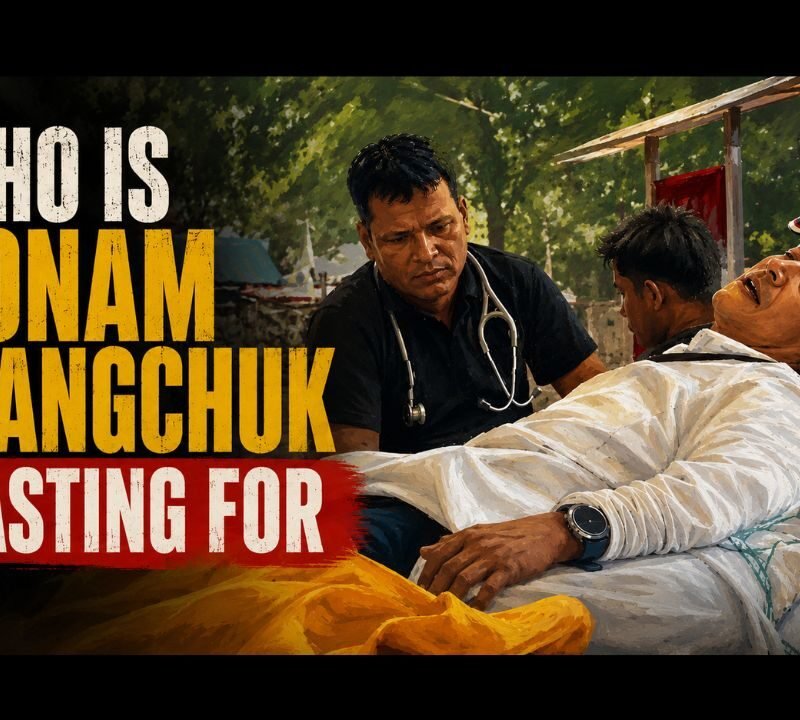 Who Is Sonam Wangchuk Fasting For?
